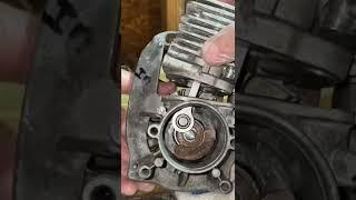 Engine reassembly! Installing the piston and rod. Small engine repair #shorts #tools #engine