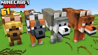 I Built EVERY WOLF VARIANT in Minecraft Hardcore