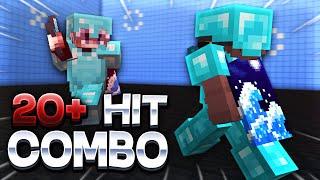 HOW TO COMBO LOCK! Get 20+ Hit Combos! (Minecraft PvP Tutorial)