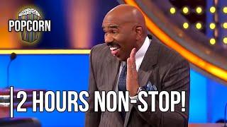 2 Hours of Back To Back HILARIOUS Family Feud Answers With STEVE HARVEY!