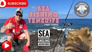 Fish Hunting in Tenerife Part 3 - Casting - Sea Angling Adventures - Sting Ray Hunt