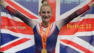 Bryony Page(Great Britain). Trampoline - Perfect 10(Horizontal displacement) World Championship 2022