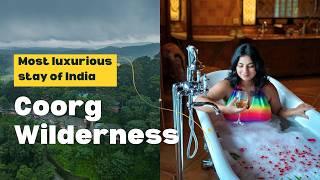 India's most luxurious resort | Staycation at Coorg Wilderness | Best Resort near Bangalore #coorg
