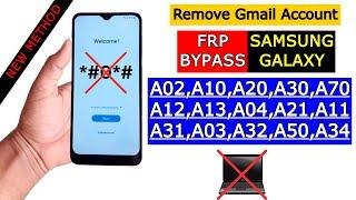 Samsung A04,A02,A03,A10,A12,A21,A30,A20,A32,A50,A70 Frp Bypass Android 12/13 Google Account Unlock