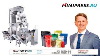 Automatic doy pack filling packing machine DP-03 Minipress.ru