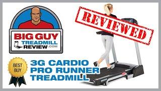 3G Cardio Pro Runner Treadmill Review