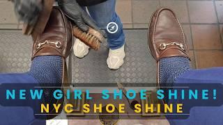 New Girl Shoe Shine! | NYC Shoe Shine