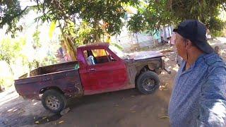 Voy donde mi hermano, trataremos de  arrancar el motor de su pickup año 1974