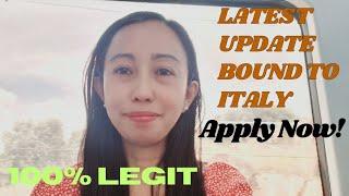 JOB HIRING IN ITALY || LIMITED SLOTS REMAINING || APPLY ASAP || MADEL DELOS REYES