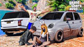 ОТЕЦ И СЫН В GTA 5 - МОЙ СЫН С ДЕВУШКОЙ ПОПАЛИ В АВАРИЮ НА ДЭУ МАТИЗ! ТАЩУ МАТИЗ НА ТРОСУ! ВОТЕР