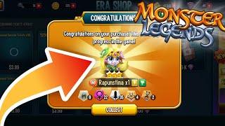 I BOUGHT THE RANK 3 EXCLUSIVE BOUNTY HUNT - RAPUNSTINA LEVEL 130 | MONSTER LEGENDS