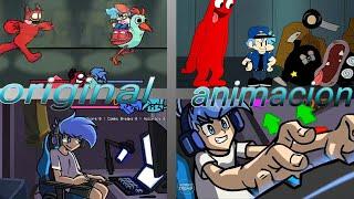 "Danger but evil banban x Split x R.a.n" animacion vs original