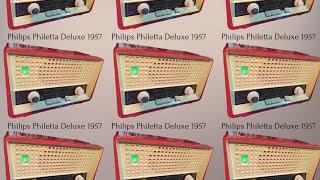 Philips Philetta DeLuxe Restauración radio antigua año 1957