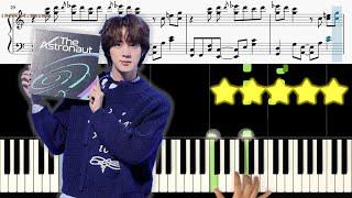 진 (Jin of BTS) - The Astronaut 《Piano Tutorial》 ⭐⭐⭐⭐⭐