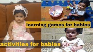 sensory activities for babies | learning games for babies | Zainab saif