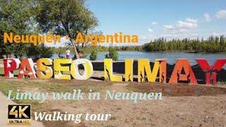 Paseo Costero Limay | Neuquén | Argentina | 4k Walking tour