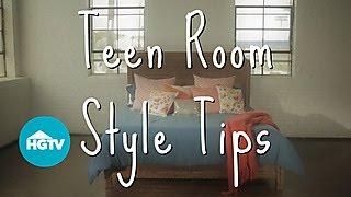 Style a Teen Girl's Bedroom | At Home Tips | HGTV