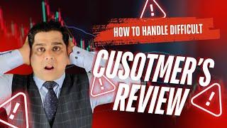 How to handle restaurant difficult customer | Sanjay Jha