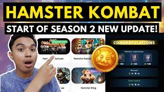 HAMSTER KOMBAT SEASON 2 RELEASED! NEW GAMES AND NEW UPDATES AVAILABLE FOR PLAYERS!