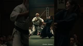 Kendo Girl K.O.s 120-Year-Old Karate Master! | Epic 1950s Fight