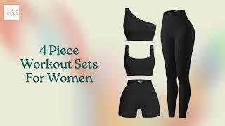 4 Piece Workout Sets For Women  - Market Mingle