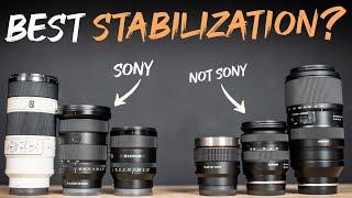 Sony Lens Stabilization will always be better.