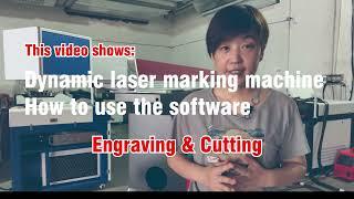 How to use sino galvo dynamic marking software? Set engraving and cutting parameters