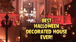 The BEST Halloween Decorated House EVER | Ghost Manor in New Orleans