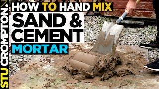 How to Mix Sand and Cement for bricklaying step by step