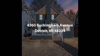 4360 Buckingham Avenue Detroit MI 48224 | 4 Bedroom Home For Sale