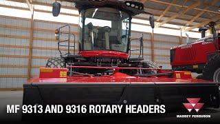 MF 9313 and 9316 Rotary Header Overview | Massey Ferguson