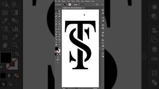 ( TS ) logo design using adobe illustrator #youtube #youtubeshorts  #youtubevideo