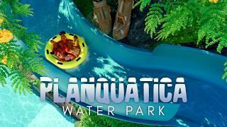 4 NEW SLIDES In Our Planet Coaster 2 Water Park!