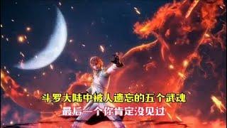 【斗罗大陆】被人遗忘的五个武魂，最后一个你肯定没见过