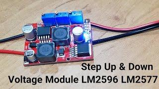 How to install Step Up Step Down Voltage Module LM2596 LM2577 Boost Buck Converter?