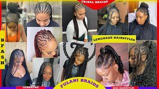 Fulani Braids Hairstyles |Braids Hairstyles for Black Women| Cornrow Braids | 2024 Tribal  Braids