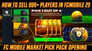 HOW TO SELL 999+ PLAYERS || NEW MARKET PICK PACK OPENING|| DIVISION RIVALS STORE PACKS OPENING