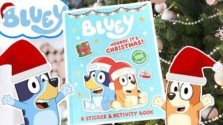  Bluey Hooray It's Christmas Sticker and Activity Book | Bluey DIY and Crafts! Veranda Santa 