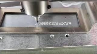 30x120mm battery dot peen marking machine no wire no air compressor