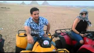 Discover Giza pyramids  by your quad bike with let`s explore Egypt