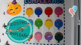 ||DIY|| REGISTRO DE CUMPLEAÑOS|| REGRESO A CLASES||FACIL Y ECONOMICA