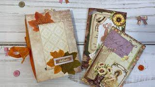 Album / Journal No Sew Binding - Using VectoriaDesigns Autumn Harvest JJ Kit - Part 1 - Album How-To