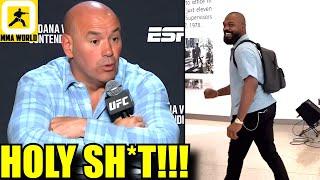 Dana White reacts to UFC Fighter chasing down a GUNMAN before UFC 307,Jon Jones on PED allegations