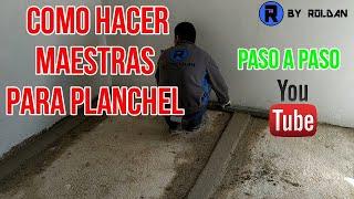 como hacer maestras para planchel 2020.