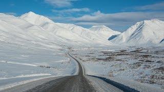 Winter drive on The Dalton Highway - February 2016