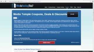 Media Temple Hosting Registration Process And Coupon Code