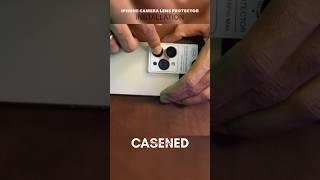 CASENED iPhone 16 Pro Max Camera Lens Installation #temperedglass #iphone ##cameraglass