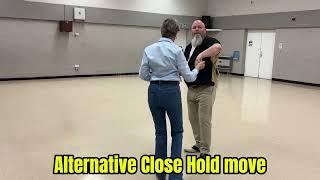 Changing from Rockabilly style into Close Hold moves: Alternative Close Hold; Close Hold Tug