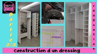 fabriquer un dressing sur mesure de couloir de A à Z partie 2/3