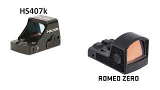 Holosun 407k vs. Sig Sauer Romeo Zero